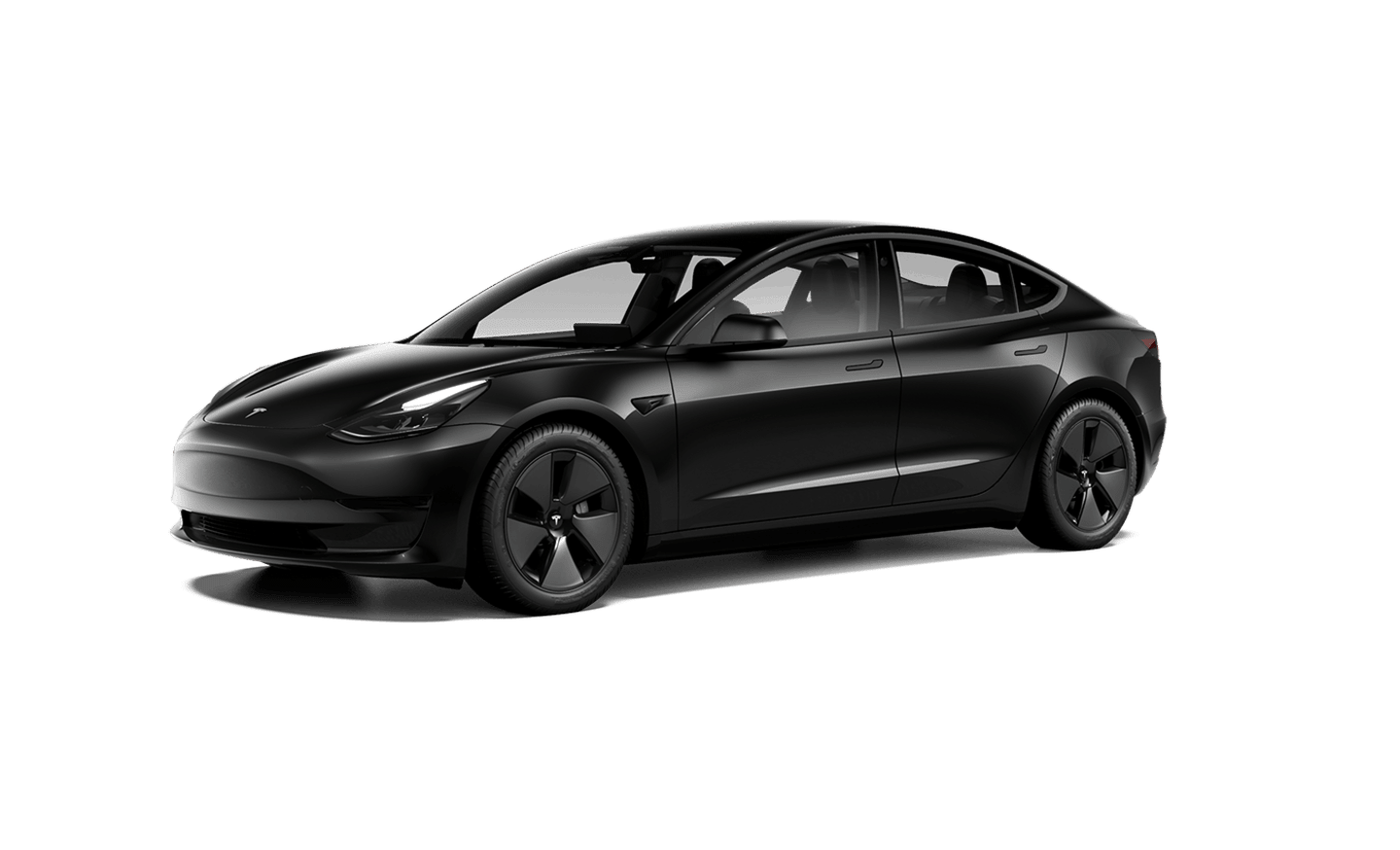 black 2022 Tesla Model 3 for Rent in New York